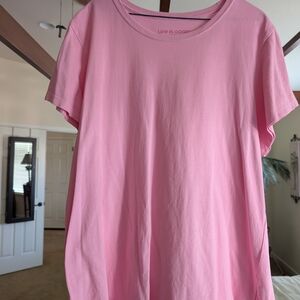 Life is Good Women's Pink T-Shirt